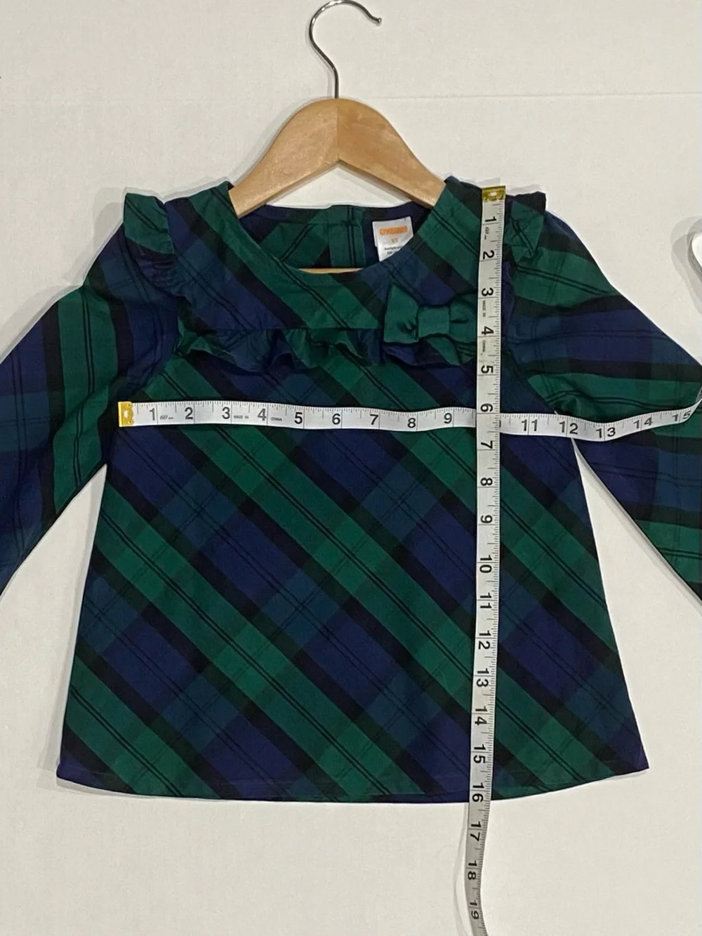 Gymboree Girls ‘Nutcracker’ Holiday Plaid Outfit: Top, Skirt, and Headband 5T